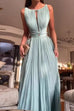 Trixiedress Sleeveless Cut Out Open Back Pleated Maxi Dress