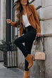 Trixiedress Zip Up Pocketed Faux Suede Moto Jacket(in 7 Colors)