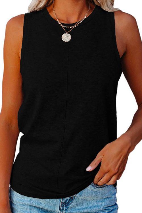 Trixiedress Crewneck Sleeveless Cozy Top