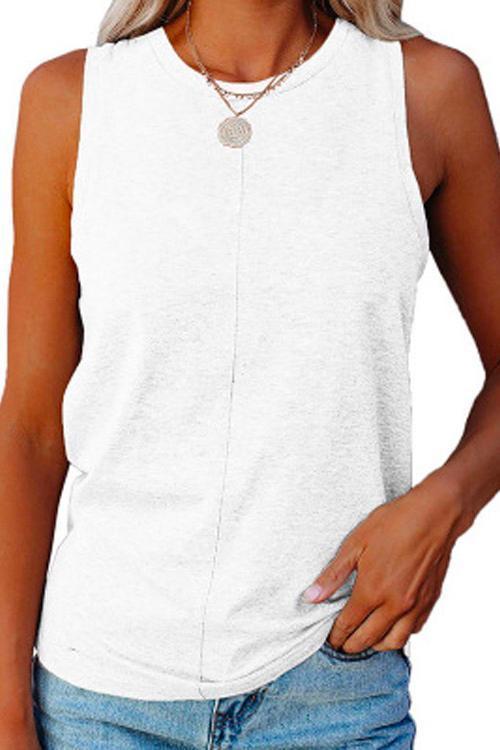 Trixiedress Crewneck Sleeveless Cozy Top