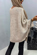 Cozy Batwing Sleeves Overisized Pullover Sweater