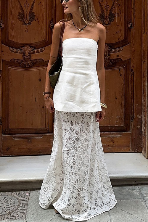 Trixiedress Chicest Strapless Tube Solid Top