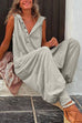 Trixiedress La Vie Pocketed Half Button Hoodied Jumpsuit