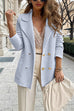 Trixiedress Double Breasted Textured Cardigan with Pockets