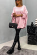Cozy Batwing Sleeves Overisized Pullover Sweater