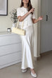 Trixiedress Elegant High Rise Satin Midi Skirt