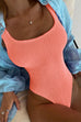 Trixiedress Low Back High Cut Crinkle One Piece Swimsuit