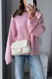 Trixiedress Crewneck Drop Shoulder Comfy Pullover Sweater
