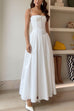 Trixiedress Spaghetti Strap Corset Swing Maxi Dress
