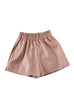 Trixiedress Elastic Waist Pocketed Faux Leather Shorts