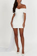 Trixiedress Bow Off Shoulder Bodycon Mini Party Dress