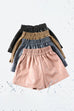 Trixiedress Elastic Waist Pocketed Faux Leather Shorts