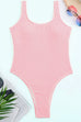 Trixiedress Low Back High Cut Crinkle One Piece Swimsuit