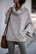 Trixiedress Cowl Neck Batwing Sleeves Loose Sweater
