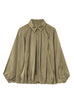 Trixiedress Lapel Batwing Sleeves Zip Up Bomber Jacket