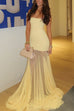 Trixiedress Strapless Tube Flare Mesh Maxi Party Dress