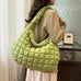 Trixiedress Lightweight Quilted Grid Puffer Tote Bag