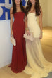 Trixiedress Strapless Tube Flare Mesh Maxi Party Dress