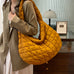 Trixiedress Lightweight Quilted Grid Puffer Tote Bag