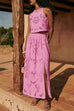 Trixiedress Sleeveless Hollow Out Lace Crop Top