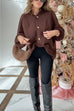 Trixiedress Button Up Balloon Sleeves Sweater Cardigan