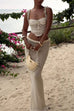 Trixiedress Side Slit Knit Bodycon Maxi Skirt