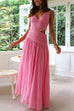 Trixiedress V Neck Sleeveless Cut Out Swing Maxi Dress