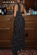 Trixiedress Ruffle Hem Polka Dot Maxi Cami Dress