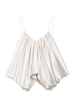 Trixiedress Spaghetti Strap Draped Satin Top