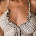 Trixiedress Halter Backless Tie Knot Printed Maxi Vacation Dress