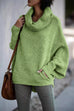 Trixiedress Cowl Neck Batwing Sleeves Loose Sweater