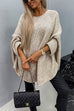 Cozy Batwing Sleeves Overisized Pullover Sweater
