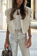 Trixiedress Button Up Pocketed Cropped Bomber Jacket