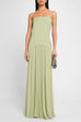 Trixiedress Strapless Tube Patchwork Pleated Maxi Dress