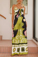 Trixiedress Tie Front Cut Out Wide Leg Printed Cami Jumpsuit