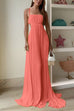 Trixiedress Spaghetti Strap Back Cut Out Pleated Maxi Dress