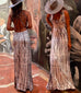 Trixiedress Criss Cross Open Back Tie Dye Maxi Dress