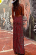 Trixiedress Criss Cross Open Back Tie Dye Maxi Dress