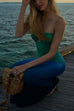 Trixiedress One Shoulder Cut Out Gradient Bodycon Maxi Dress
