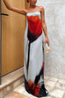 Trixiedress Spaghetti Strap Floral Print Maxi Beach Dress