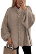 Trixiedress Button Up Balloon Sleeves Sweater Cardigan