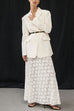 Trixiedress Elastic WaistBand Lace Hollow Out Maxi Skirt