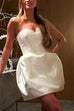 Trixiedress Sweetheart Neck Strapless Mini Party Dress