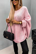 Cozy Batwing Sleeves Overisized Pullover Sweater