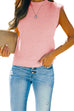 Trixiedress Mockneck Sleeveless Solid Knit Top