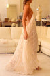 Trixiedress Halter Backless Ruffle Trim Swing Maxi Beach Cover Up Dress
