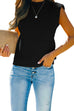 Trixiedress Mockneck Sleeveless Solid Knit Top