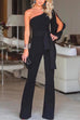 Trixiedress Cold One Shoulder Jumpsuit(7 Colors)