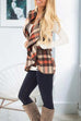 Trixiedress Lush Sleeveless Plaid Jacket Vest with Pockets