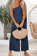 Trixiedress One Shoulder Sleeveless Wide Leg Jumpsuit